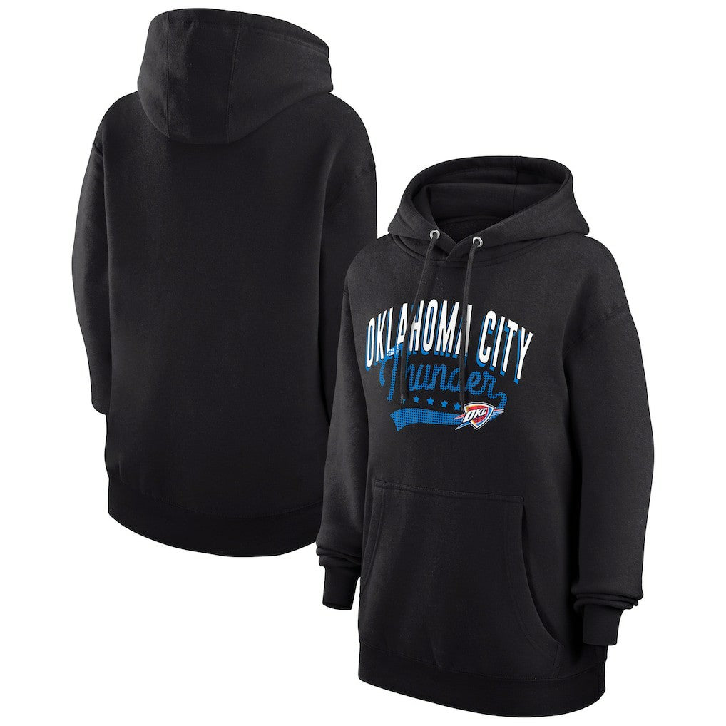 Oklahoma City Thunder G-III 4Her by Carl Banks Women's Filigree Logo Pullover Hoodie - Black - NBA