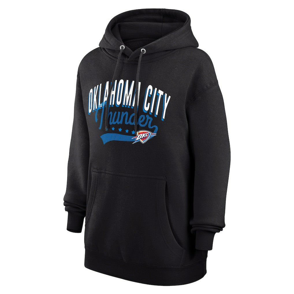 Oklahoma City Thunder G-III 4Her by Carl Banks Women's Filigree Logo Pullover Hoodie - Black - NBA