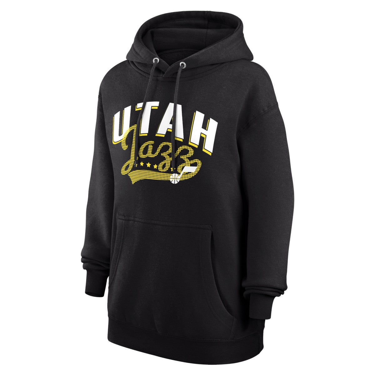 Utah Jazz G-III 4Her by Carl Banks Women's Filigree Logo Pullover Hoodie - Black - NBA