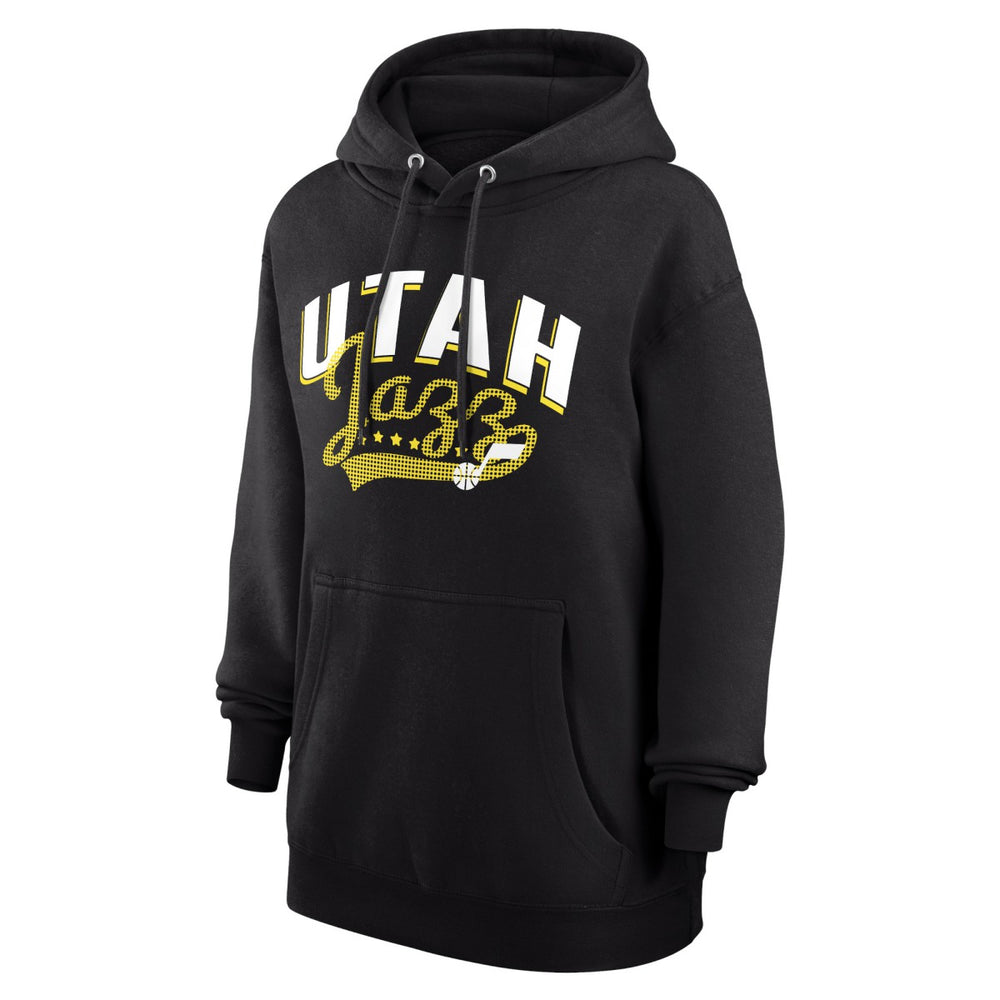 Utah Jazz G-III 4Her by Carl Banks Women's Filigree Logo Pullover Hoodie - Black - NBA