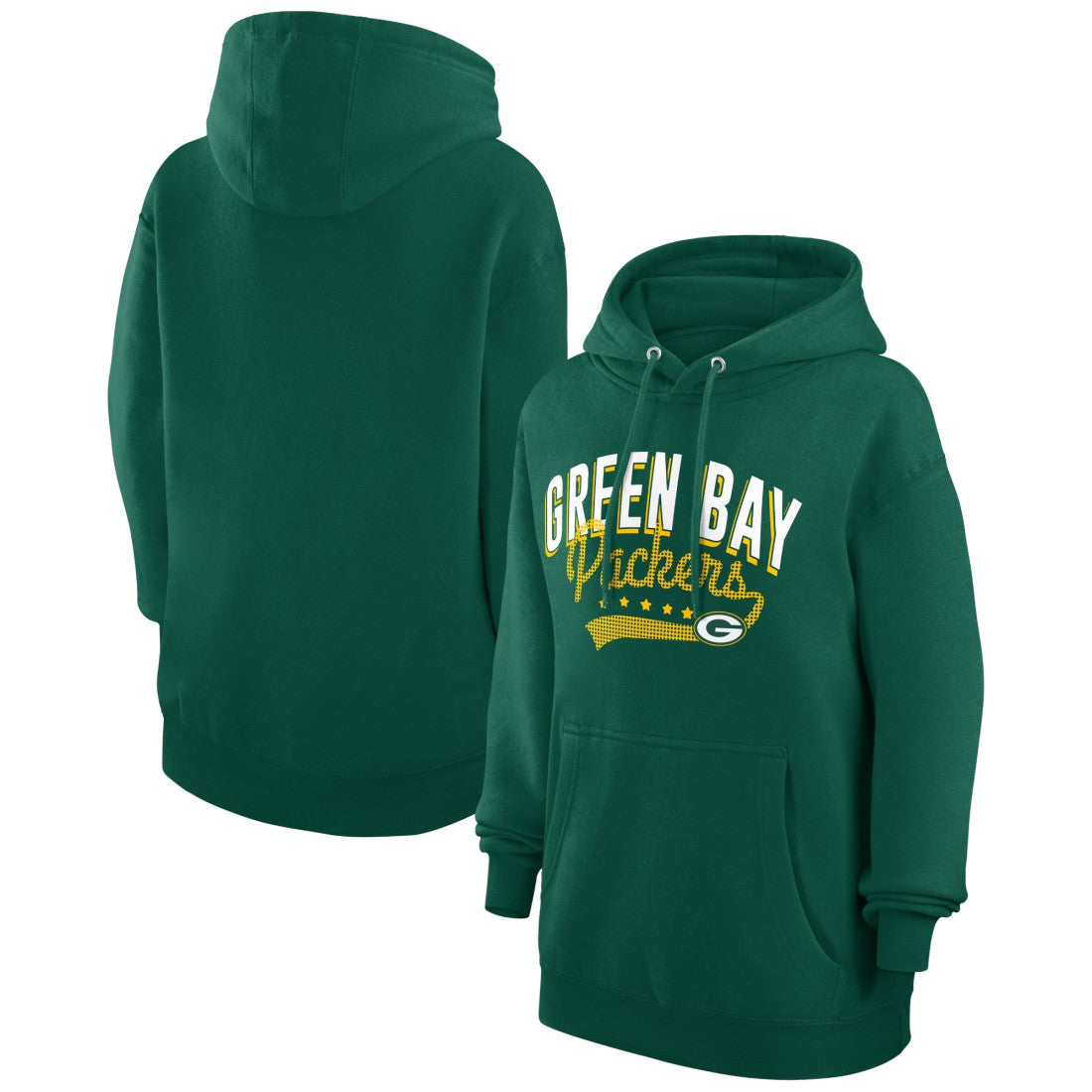 Green Bay Packers G-III 4Her by Carl Banks Women's Filigree Logo Pullover Hoodie – Green | NFL