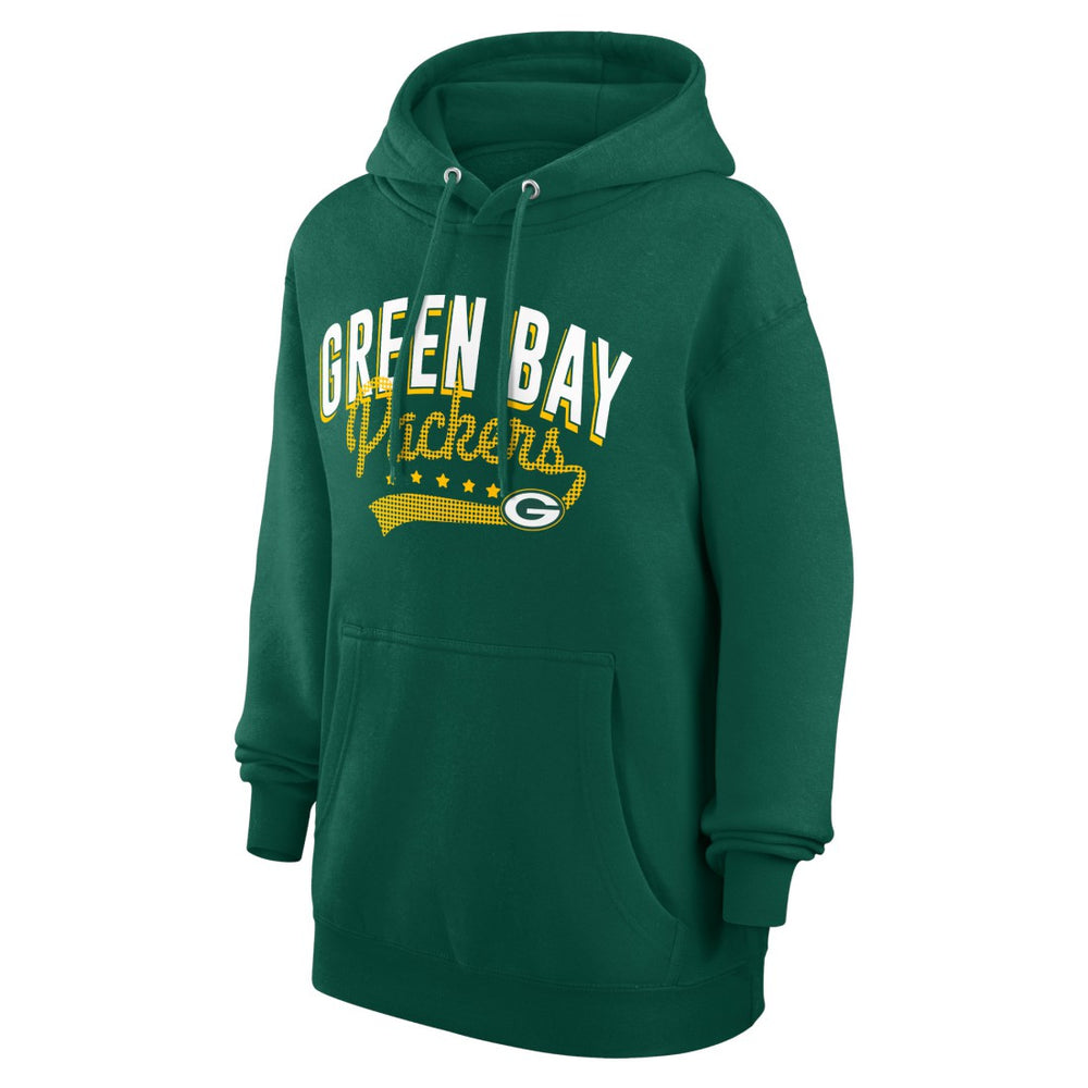 Green Bay Packers G-III 4Her by Carl Banks Women's Filigree Logo Pullover Hoodie – Green | NFL