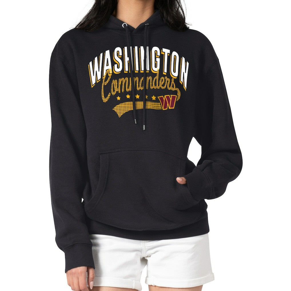 Washington Commanders G-III 4Her by Carl Banks Women's Filigree Logo Pullover Hoodie – Black | NFL