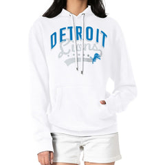 Detroit Lions G-III 4Her by Carl Banks Women's Filigree Logo Pullover Hoodie – White | NFL