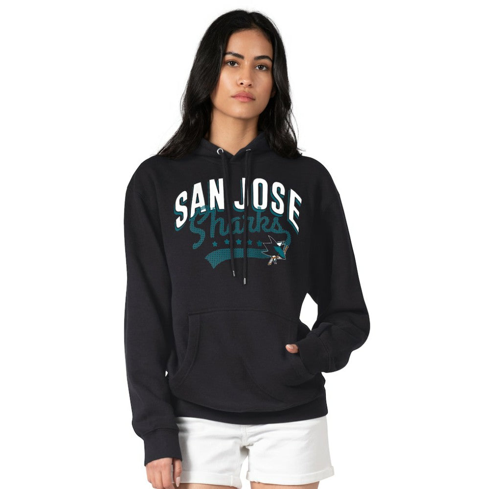 San Jose Sharks G-III 4Her by Carl Banks Women's Filigree Logo Pullover Hoodie – Black - NHL