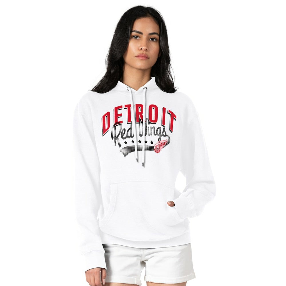 Detroit Red Wings G-III 4Her by Carl Banks Women's Filigree Logo Pullover Hoodie – White - NHL
