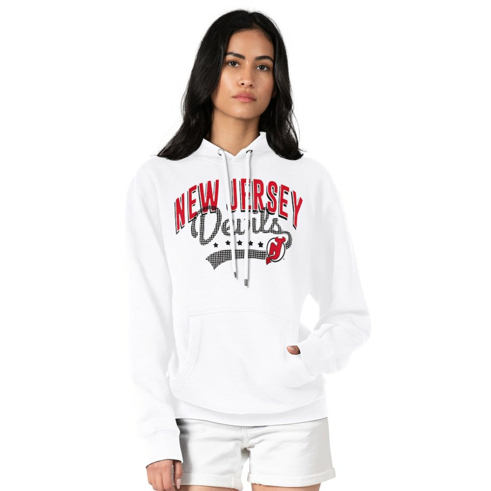 New Jersey Devils G-III 4Her by Carl Banks Women's Filigree Logo Pullover Hoodie – White - NHL