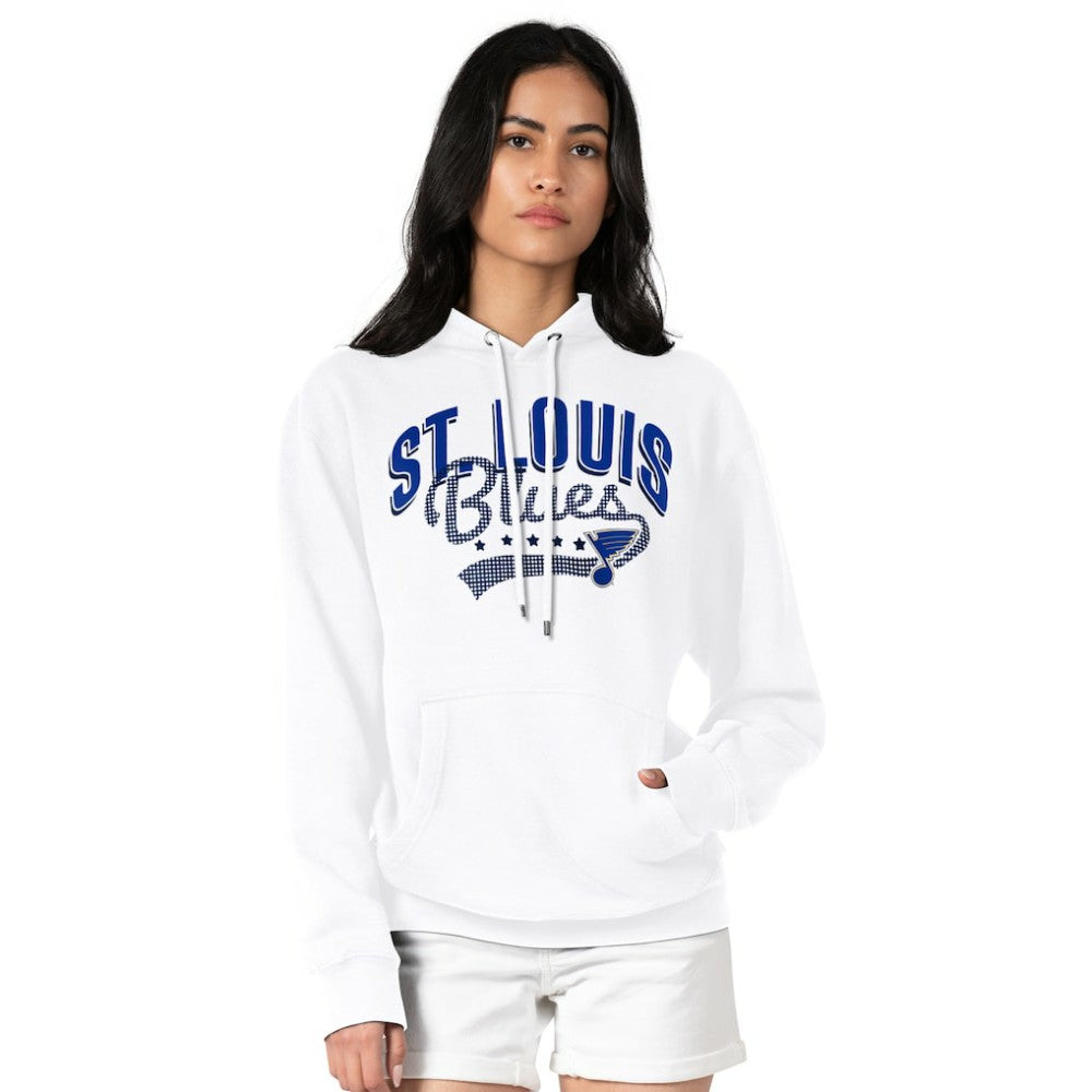 St. Louis Blues G-III 4Her by Carl Banks Women's Filigree Logo Pullover Hoodie – White - NHL