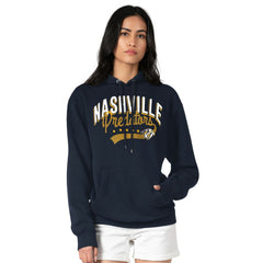 Nashville Predators G-III 4Her by Carl Banks Women's Filigree Logo Pullover Hoodie – Navy - NHL