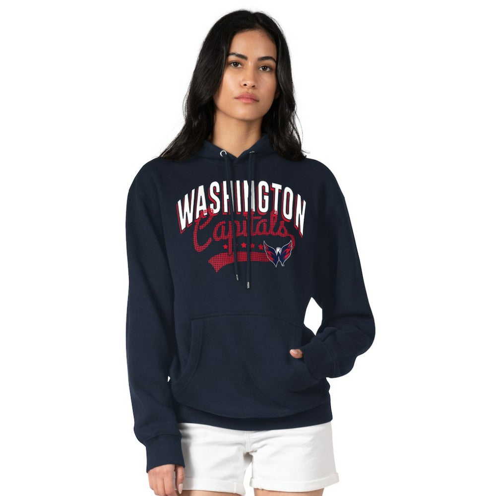 Washington Capitals G-III 4Her by Carl Banks Women's Filigree Logo Pullover Hoodie – Navy - NHL