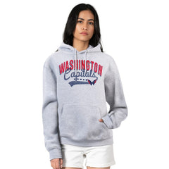 Washington Capitals G-III 4Her by Carl Banks Women's Filigree Logo Pullover Hoodie – Gray - NHL
