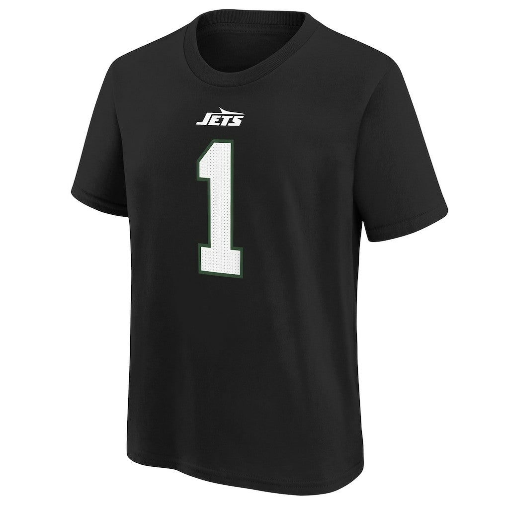 Ahmad Sauce Gardner New York Jets Youth Player Name & Number T-Shirt Black | Nike for Sale