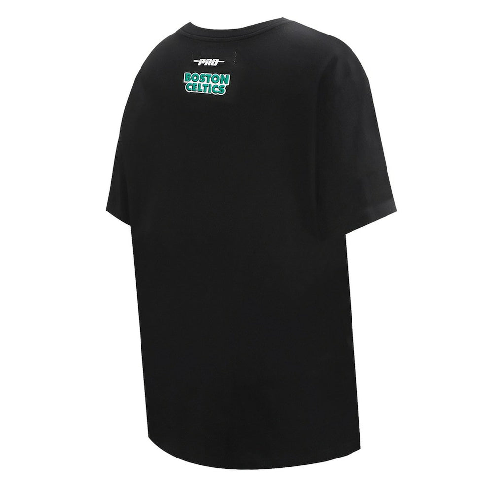 Boston Celtics Pro Standard Women's Script Boyfriend T-Shirt Black - NBA