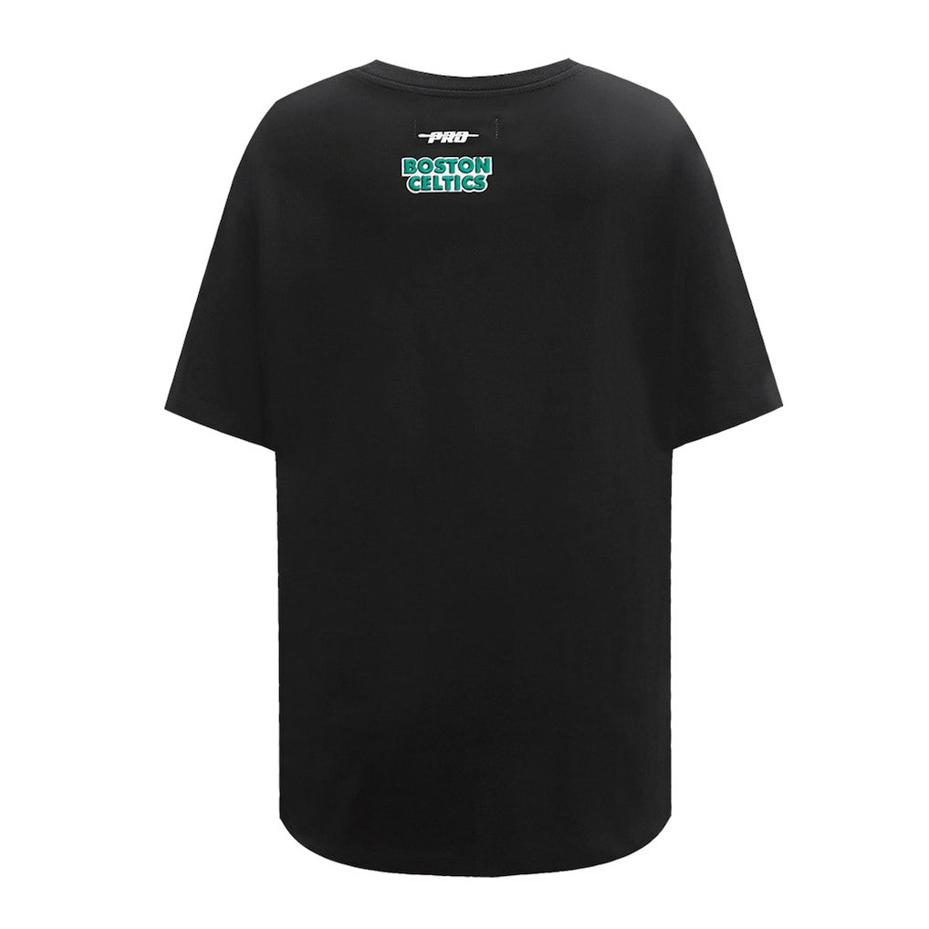 Boston Celtics Pro Standard Women's Script Boyfriend T-Shirt Black - NBA