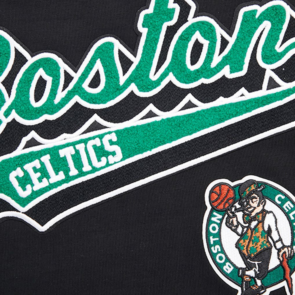 Boston Celtics Pro Standard Women's Script Boyfriend T-Shirt Black - NBA