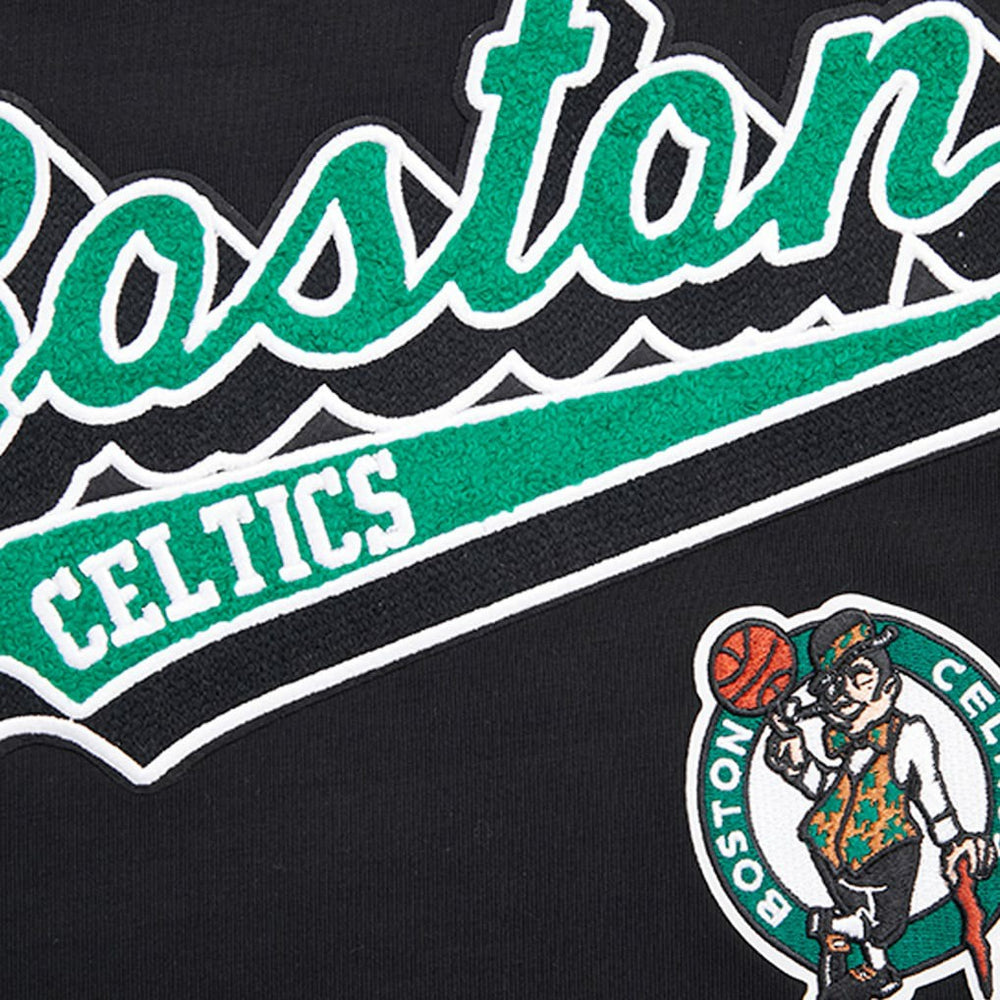 Boston Celtics Pro Standard Women's Script Boyfriend T-Shirt Black - NBA