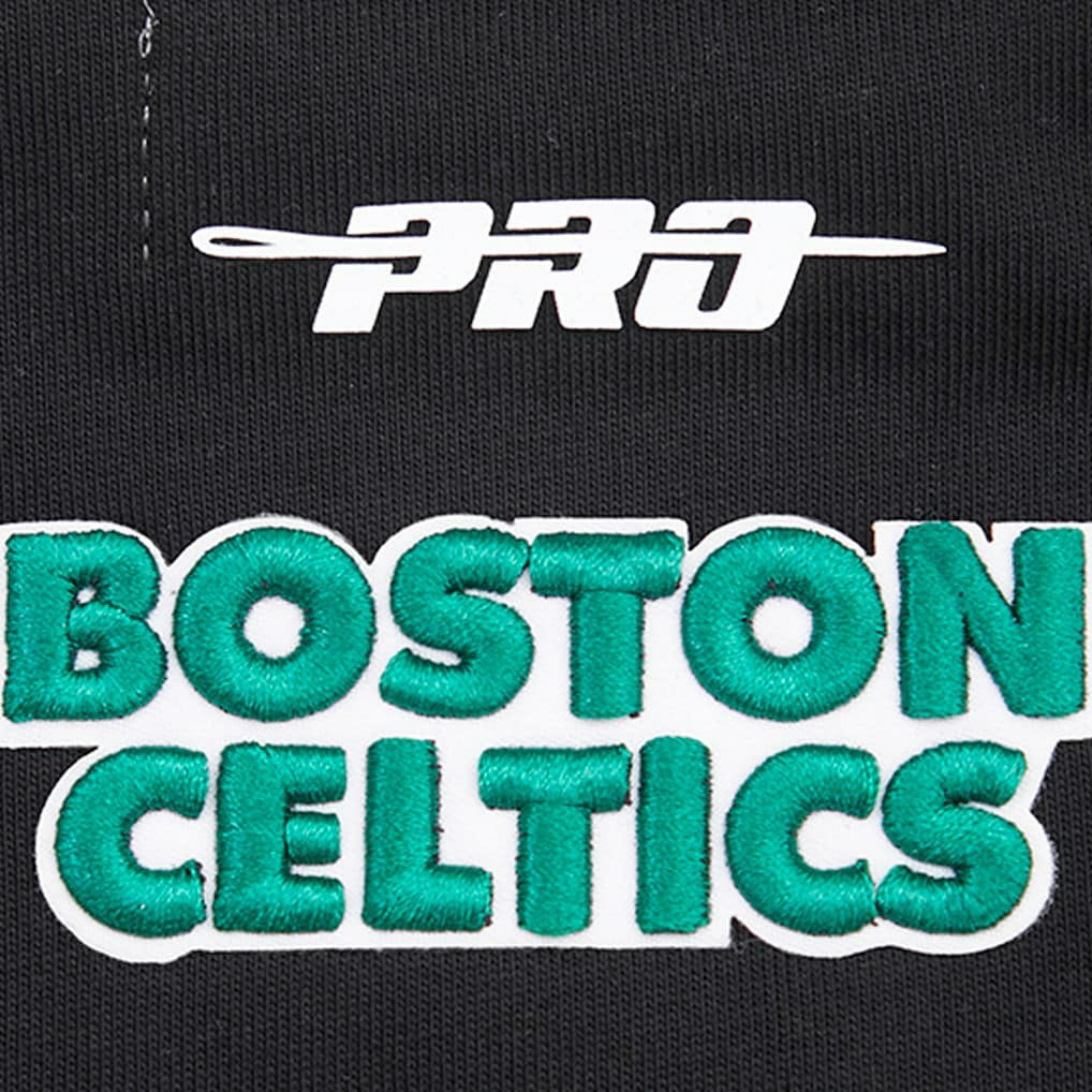 Boston Celtics Pro Standard Women's Script Boyfriend T-Shirt Black - NBA