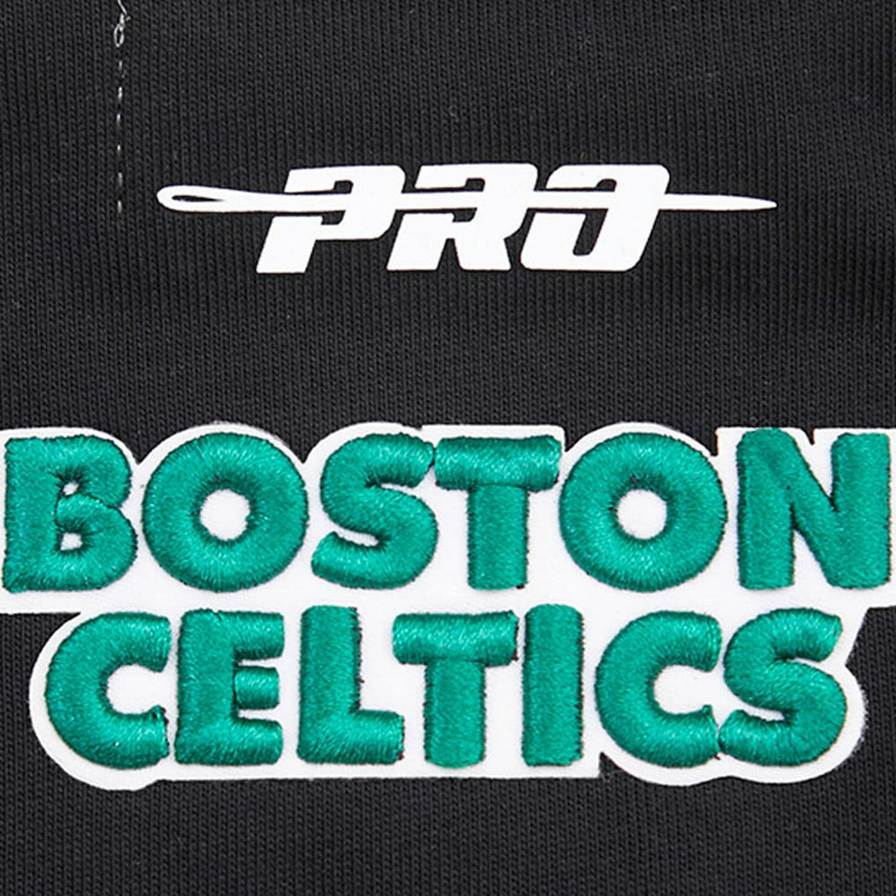Boston Celtics Pro Standard Women's Script Boyfriend T-Shirt Black - NBA