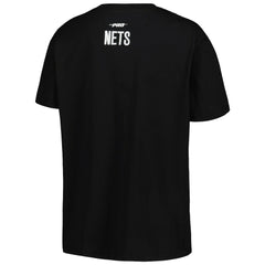 Brooklyn Nets Pro Standard Women's Script Boyfriend T-Shirt Black - NBA