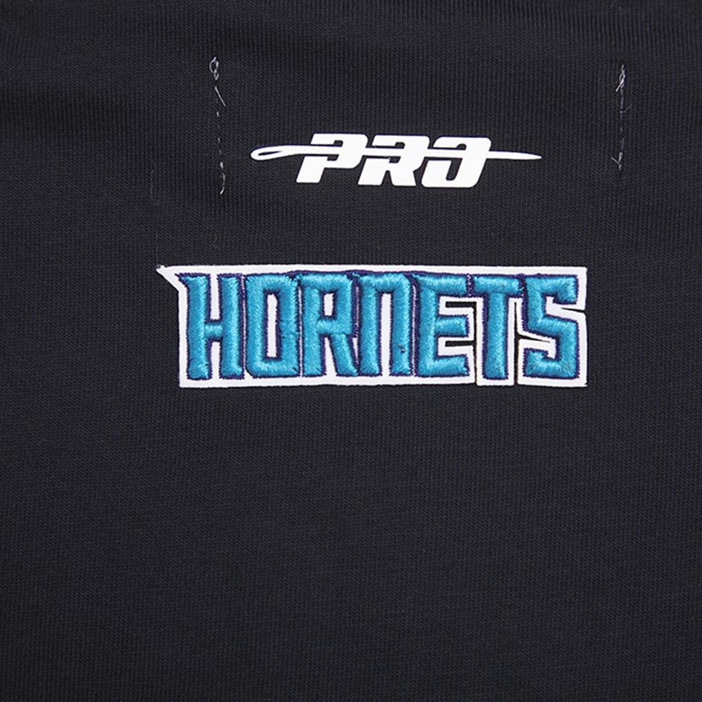 Charlotte Hornets Pro Standard Women's Script Boyfriend T-Shirt Black - NBA