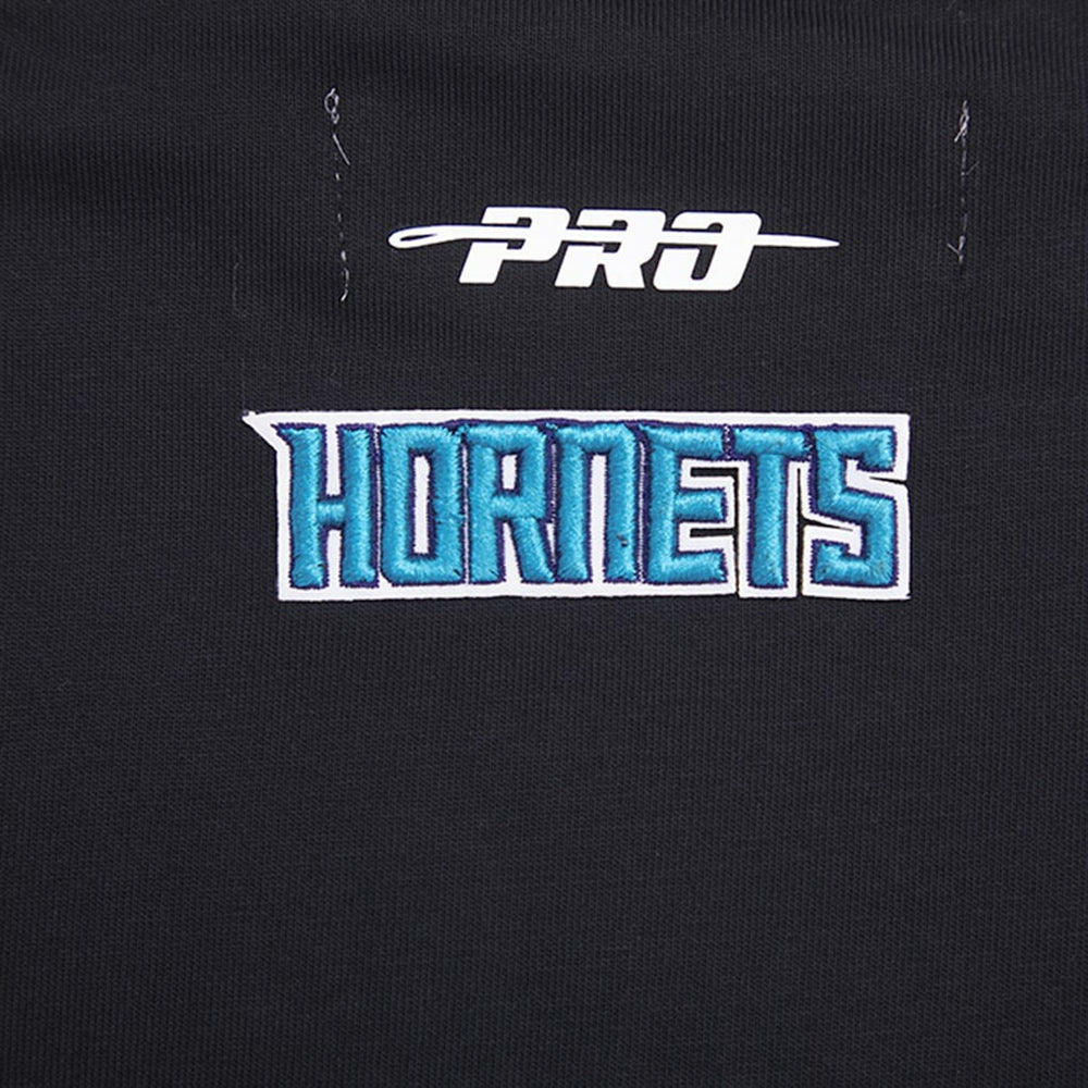 Charlotte Hornets Pro Standard Women's Script Boyfriend T-Shirt Black - NBA