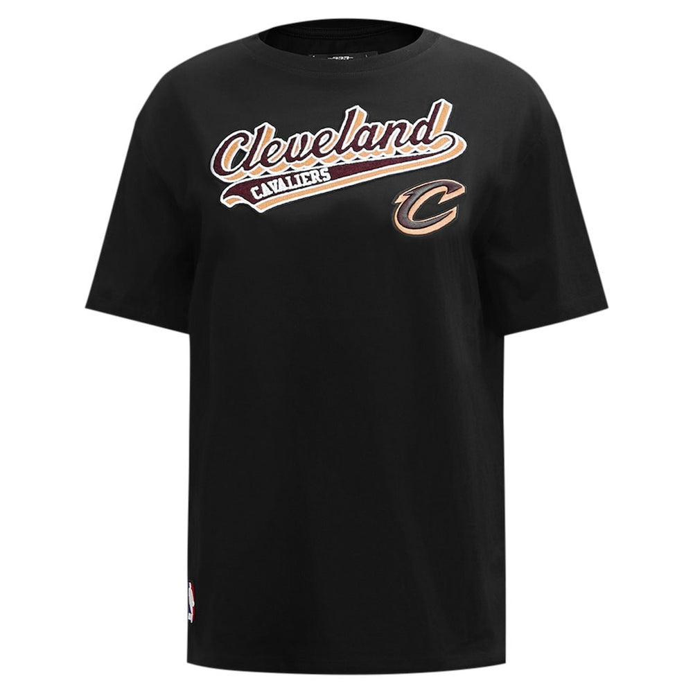 Cleveland Cavaliers Pro Standard Women's Script Boyfriend T-Shirt Black - NBA