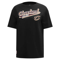 Cleveland Cavaliers Pro Standard Women's Script Boyfriend T-Shirt Black - NBA