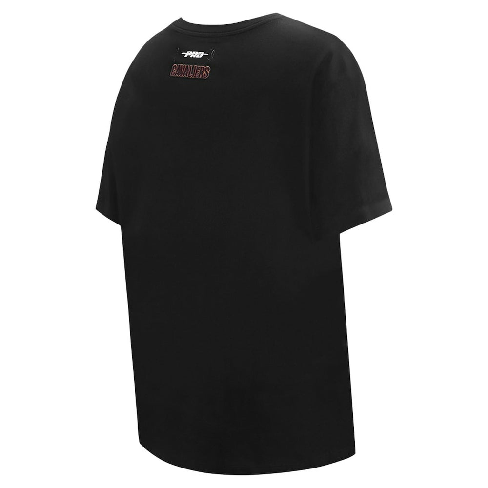 Cleveland Cavaliers Pro Standard Women's Script Boyfriend T-Shirt Black - NBA