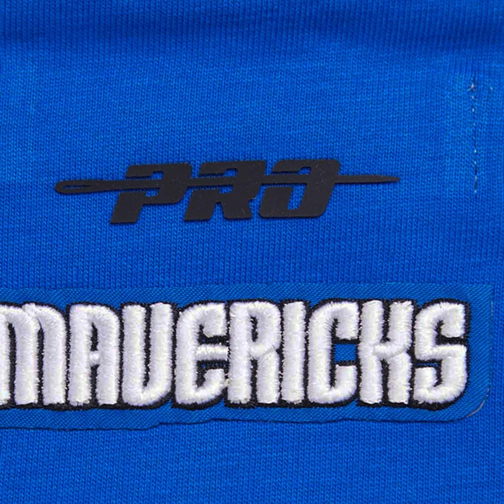 Dallas Mavericks Pro Standard Women's Script Boyfriend T-Shirt Royal - NBA
