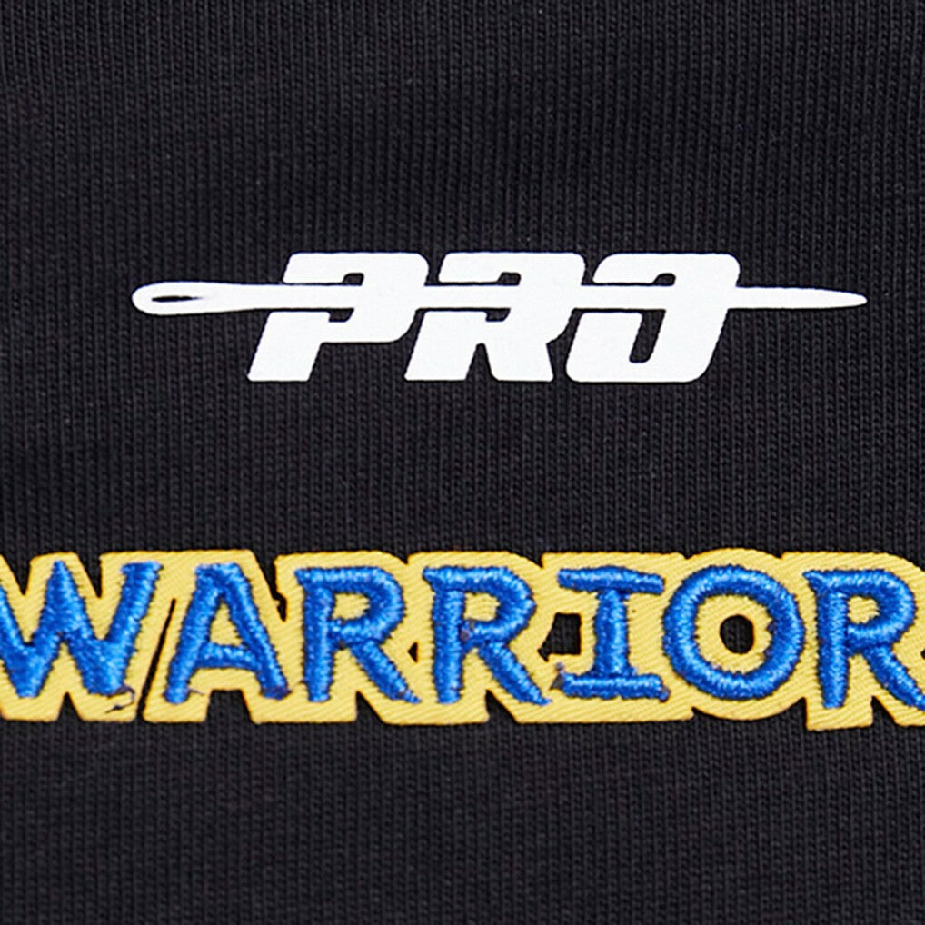 Golden State Warriors Pro Standard Women's Script Boyfriend T-Shirt Black - NBA