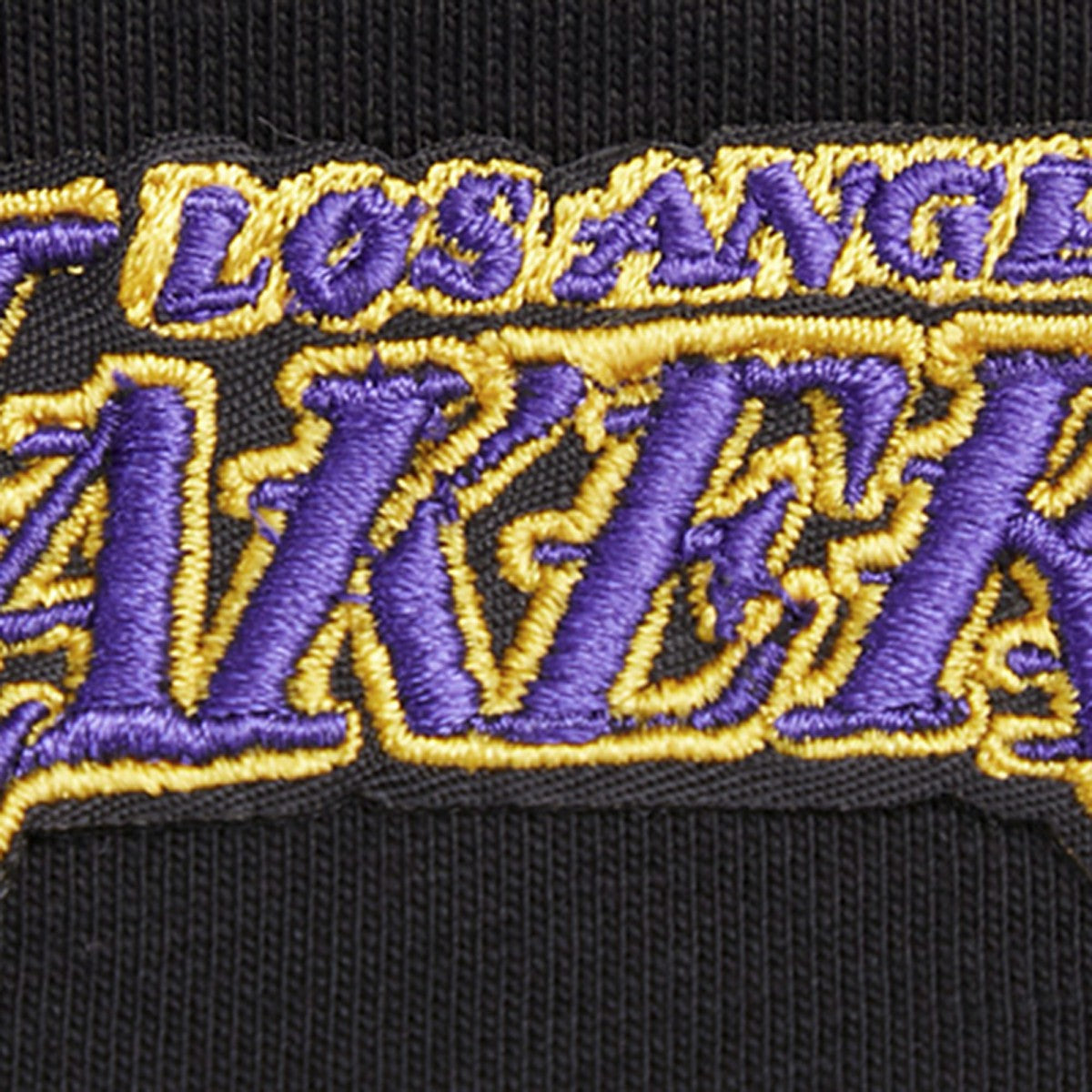 Los Angeles Lakers Pro Standard Women's Script Boyfriend T-Shirt Black - NBA