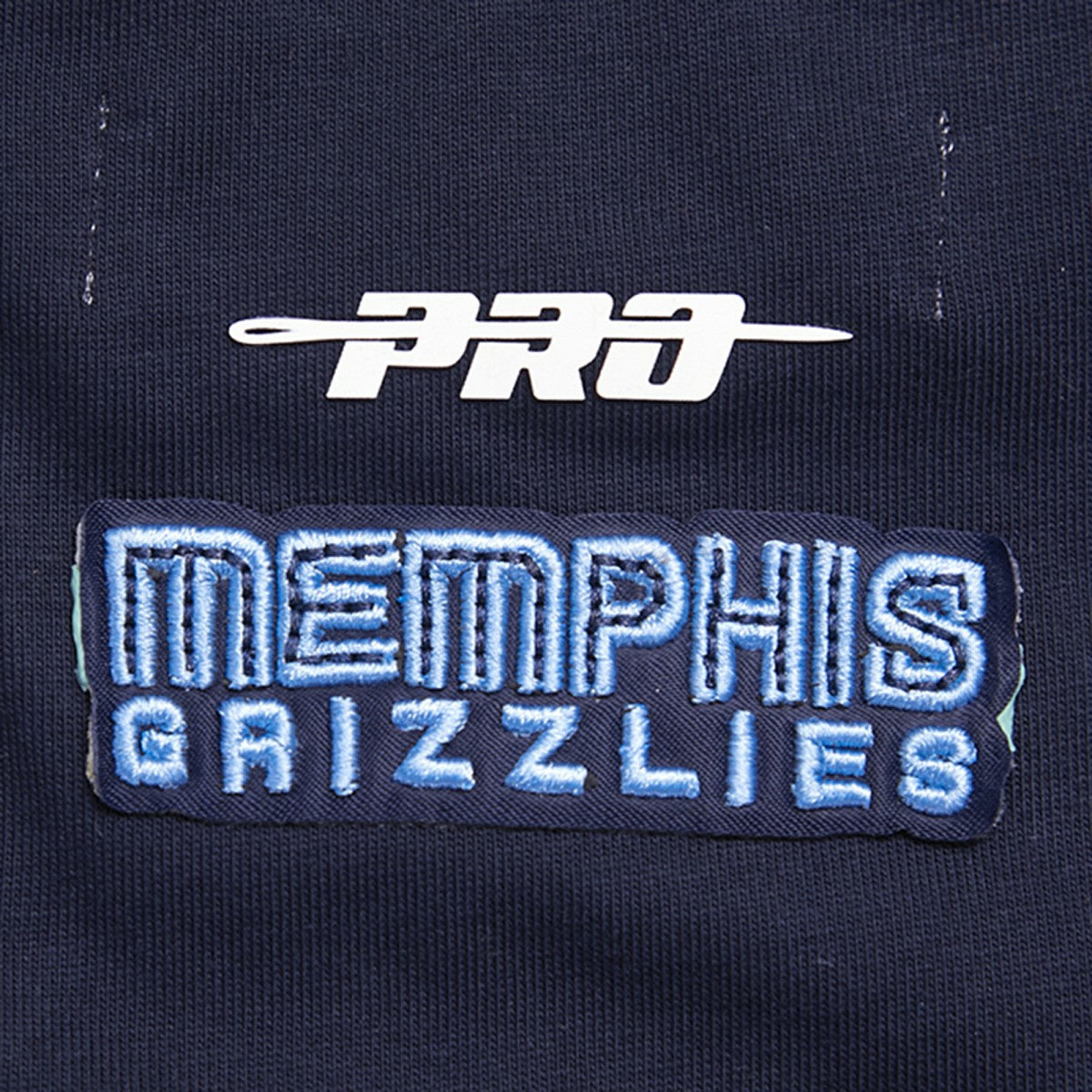 Memphis Grizzlies Pro Standard Women's Script Boyfriend T-Shirt Navy - NBA