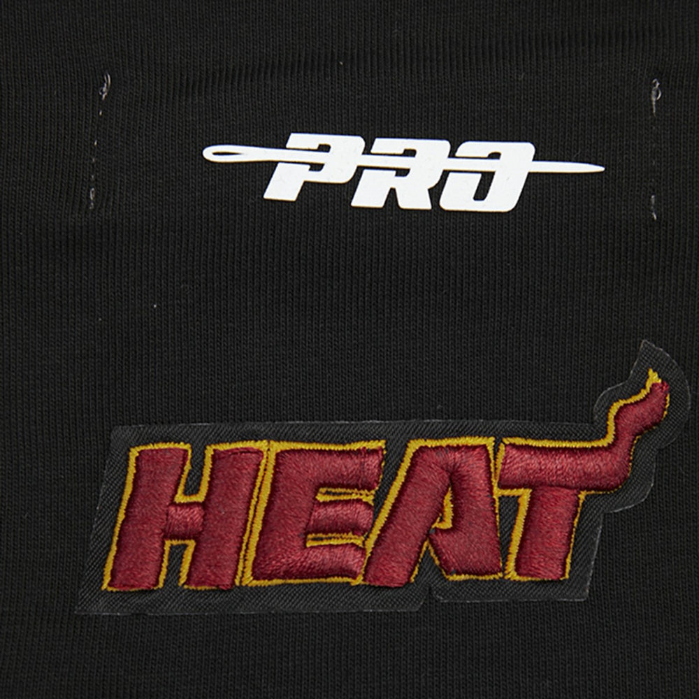 Miami Heat Pro Standard Women's Script Boyfriend T-Shirt Black - NBA