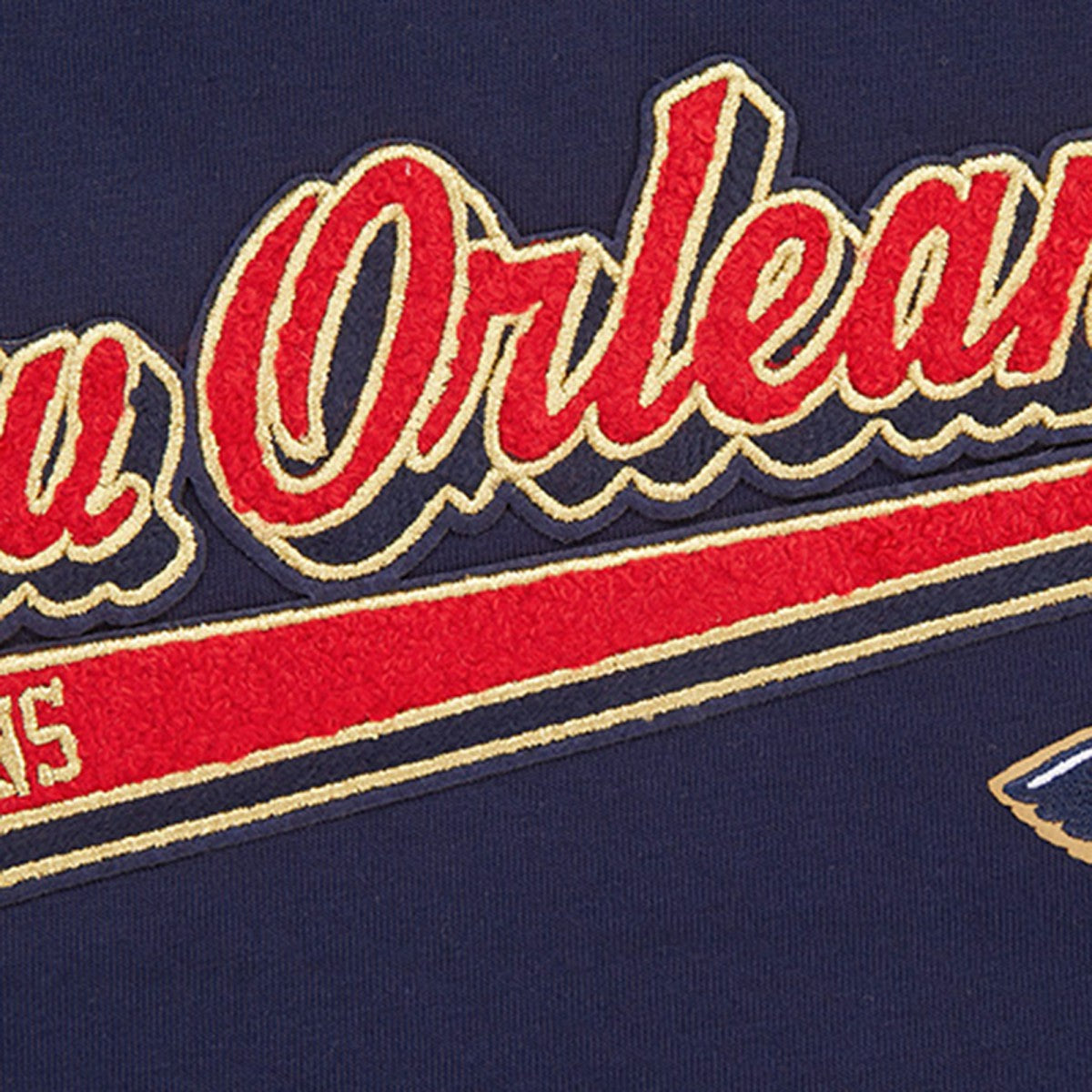 New Orleans Pelicans Pro Standard Women's Script Boyfriend T-Shirt Navy - NBA