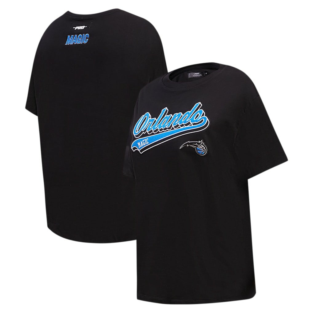 Orlando Magic Pro Standard Women's Script Boyfriend T-Shirt Black - NBA