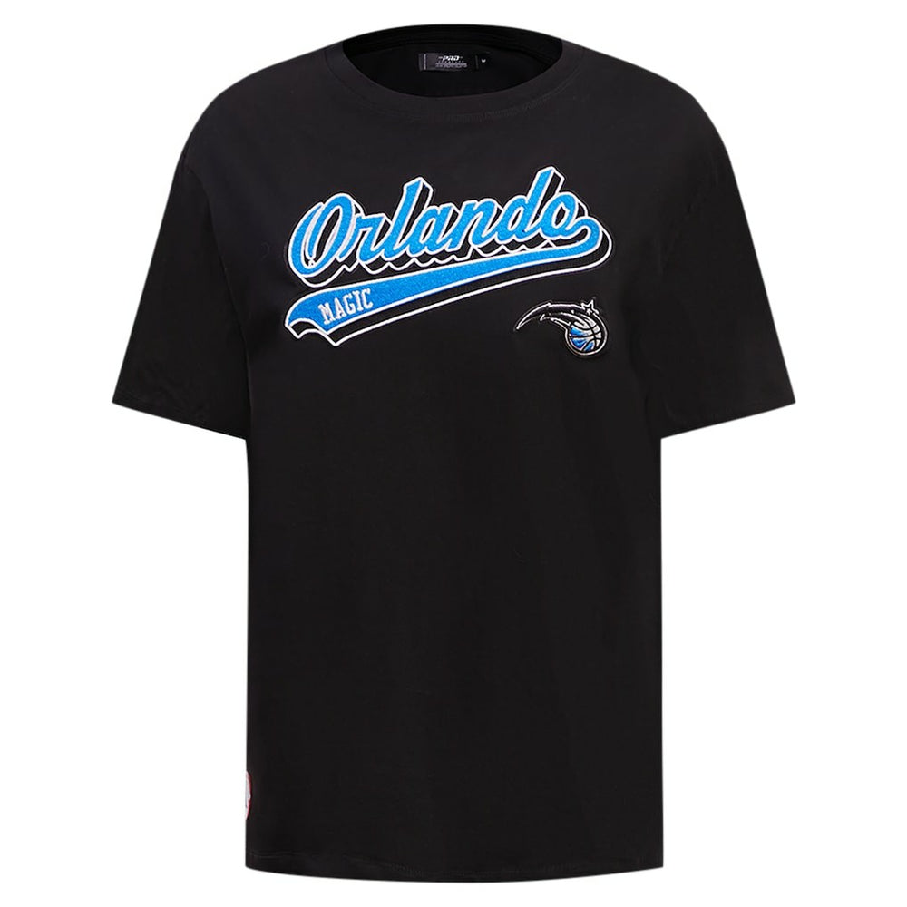 Orlando Magic Pro Standard Women's Script Boyfriend T-Shirt Black - NBA