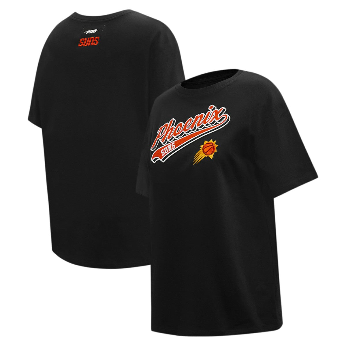 Phoenix Suns Pro Standard Women's Script Boyfriend T-Shirt Black - NBA