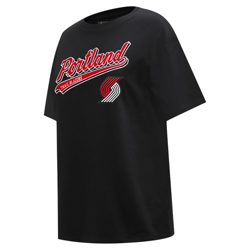 Sacramento Kings Pro Standard Women's Script Boyfriend T-Shirt Black - NBA