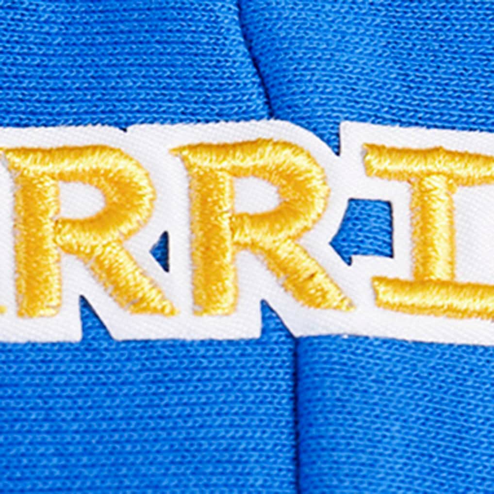 Golden State Warriors Pro Standard Women's Script Tail Cropped Pullover Hoodie Royal - NBA