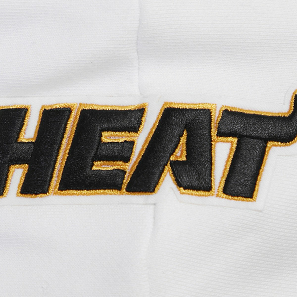 Miami Heat Pro Standard Women's Script Tail Cropped Pullover Hoodie White - NBA