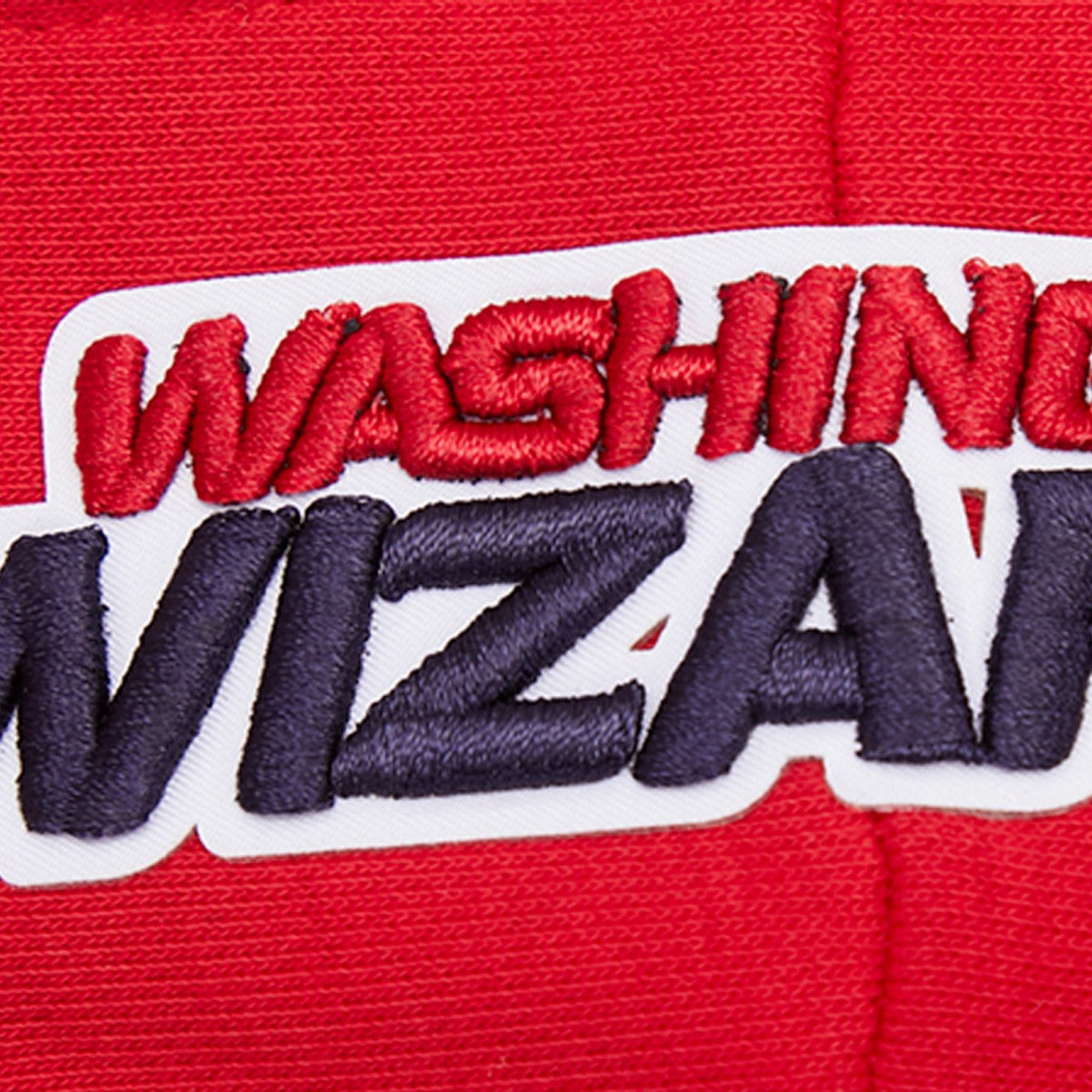 Washington Wizards Pro Standard Women's Script Tail Cropped Pullover Hoodie Red - NBA
