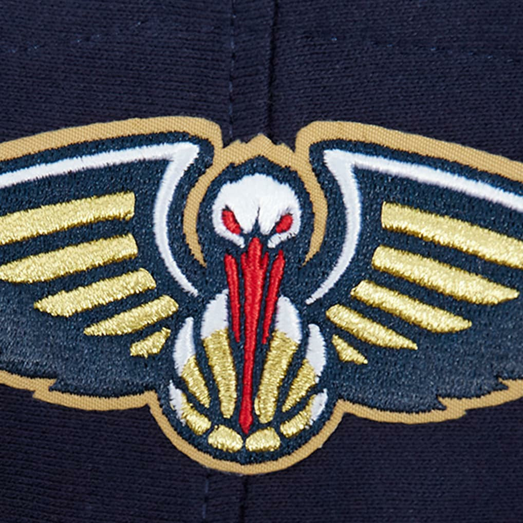New Orleans Pelicans Pro Standard Script Tail Pullover Hoodie Navy - NBA