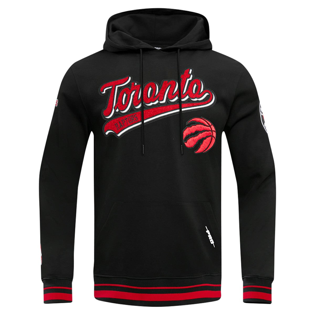 Toronto Raptors Pro Standard Script Tail Pullover Hoodie Black - NBA