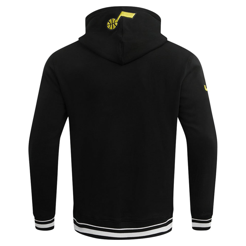 Utah Jazz Pro Standard Script Tail Pullover Hoodie Black - NBA