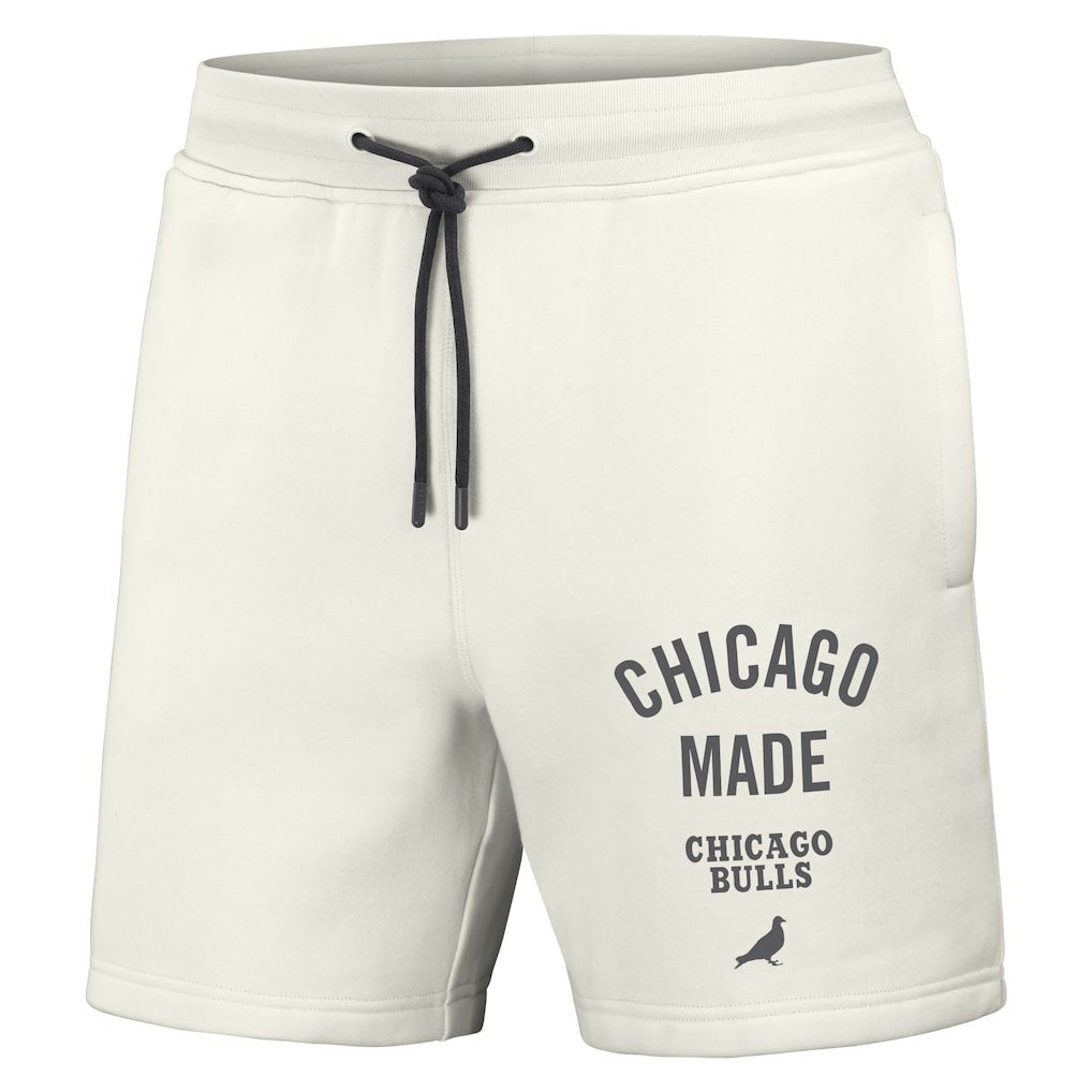 Chicago Bulls NBA x Staple Heavyweight Fleece Shorts Cream - NBA