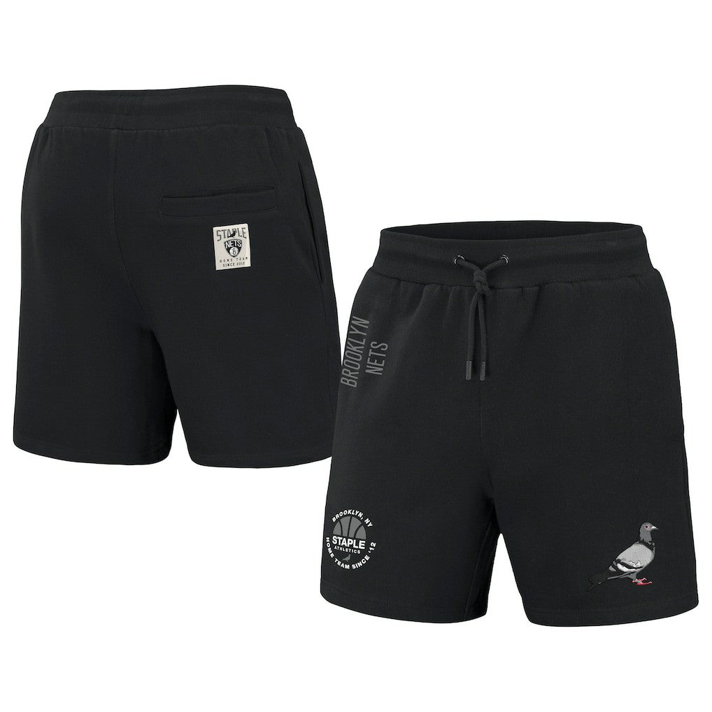 Brooklyn Nets NBA x Staple Home Team Shorts Black - NBA