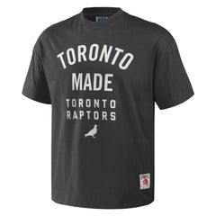 Toronto Raptors NBA x Staple Heavyweight Oversized T-Shirt Anthracite - NBA