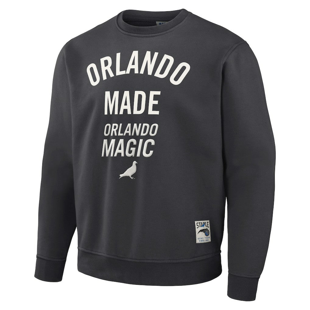 Orlando Magic NBA x Staple Plush Pullover Sweatshirt Anthracite - NBA