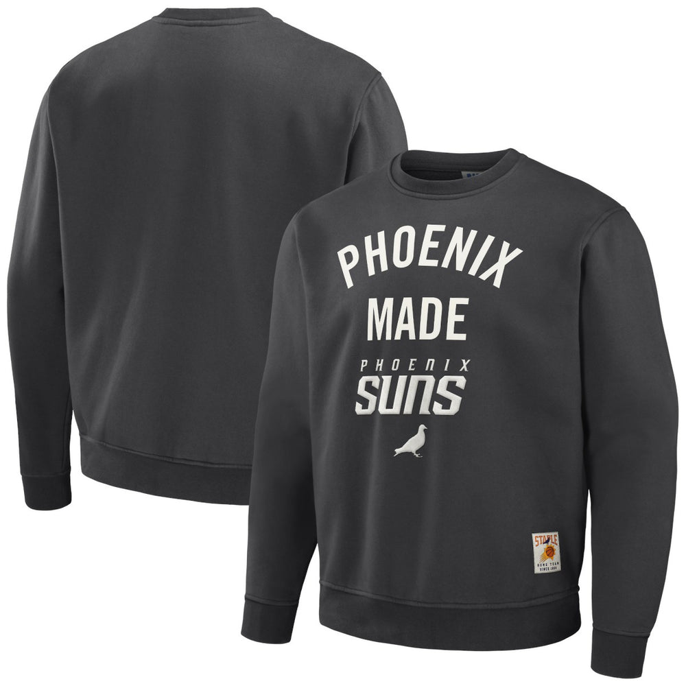 Phoenix Suns NBA x Staple Plush Pullover Sweatshirt Anthracite - NBA