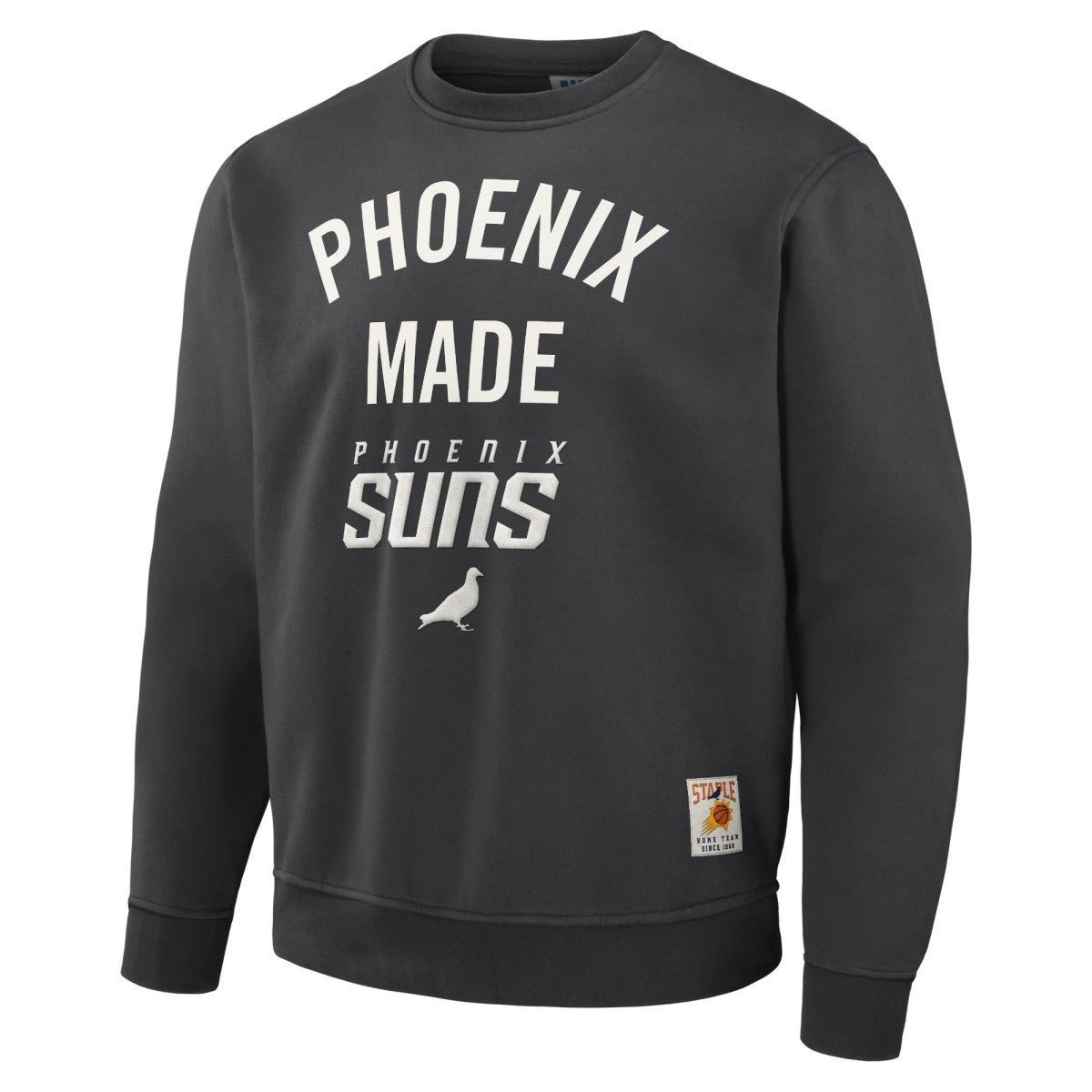 Phoenix Suns NBA x Staple Plush Pullover Sweatshirt Anthracite - NBA